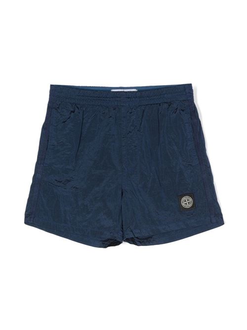 Costume pantaloncino blu STONE ISLAND KIDS | 7816B0213V0027